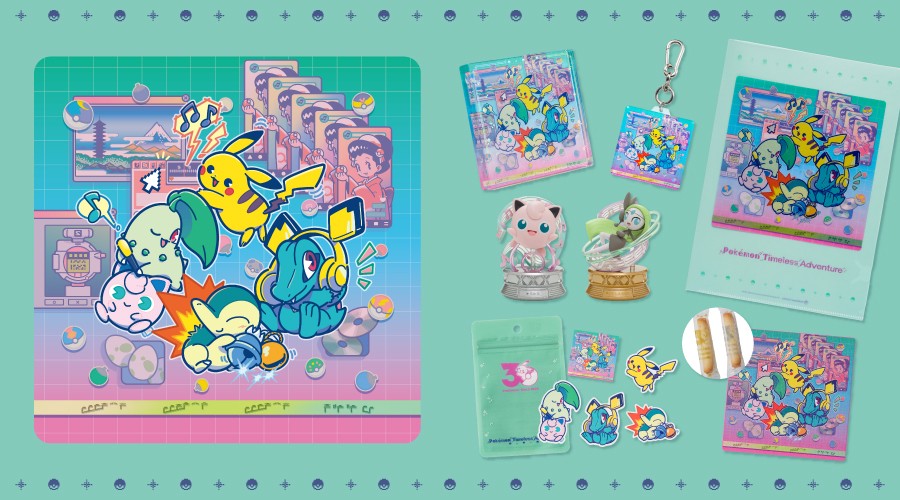 Pokémon Timeless Adventure Johto Merch | LEALEA MART
