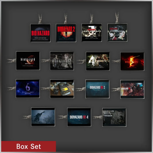 Box Art Keychain Box Set | The World of Resident Evil 30th Anniversary Exhibition