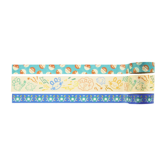 Masking Tape Set of Three Give Me Electricity! | Pokémon Center Japan