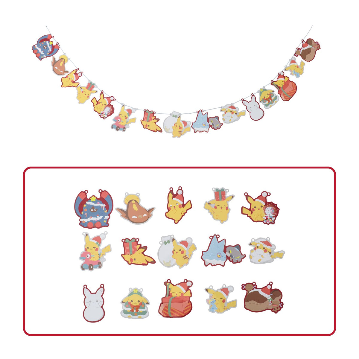 Garland Christmas JunbiChu! | Pokemon Center Japan
