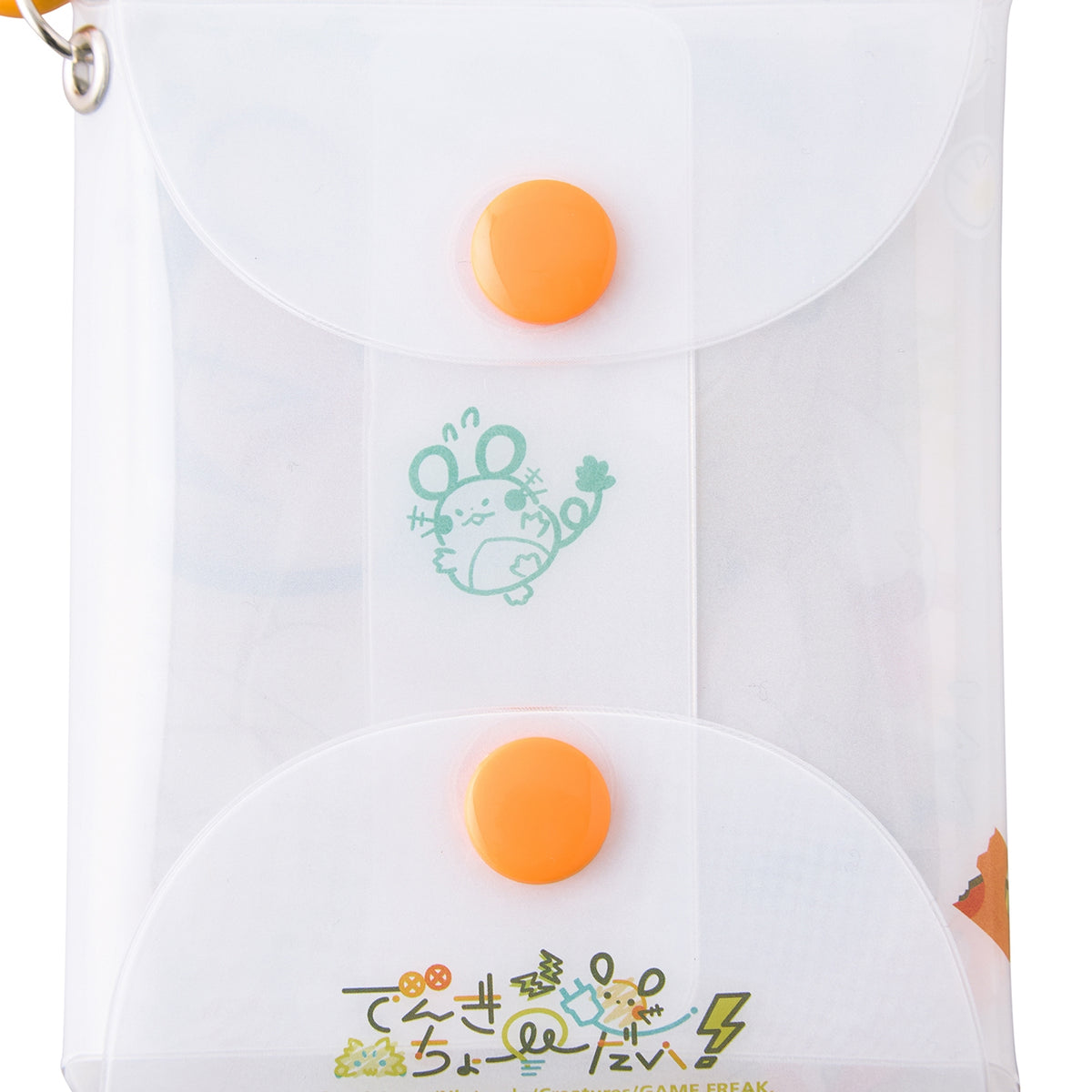 Clear Case with Carabiner Stick Together Give Me Electricity! | Pokémon Center Japan