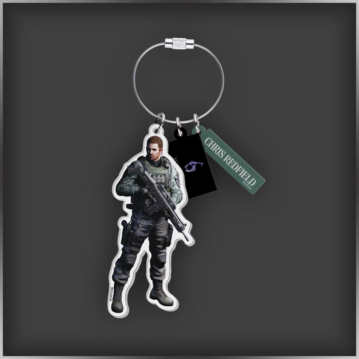 Acrylic Keychain (7 types) Biohazard 30th Anniversary Exhibition | THE WORLD OF BIOHAZARD Exhibition Shop