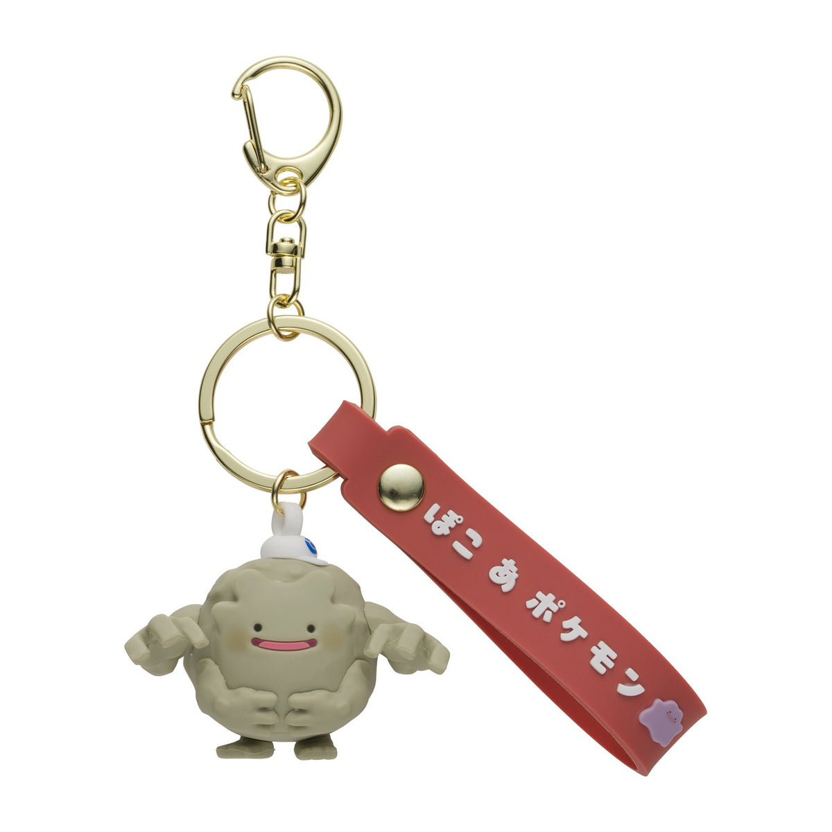 Ditto 3D Rubber Keychain Cap Graveler Transformation Pokémon Pokopia | Pokemon Center Japan
