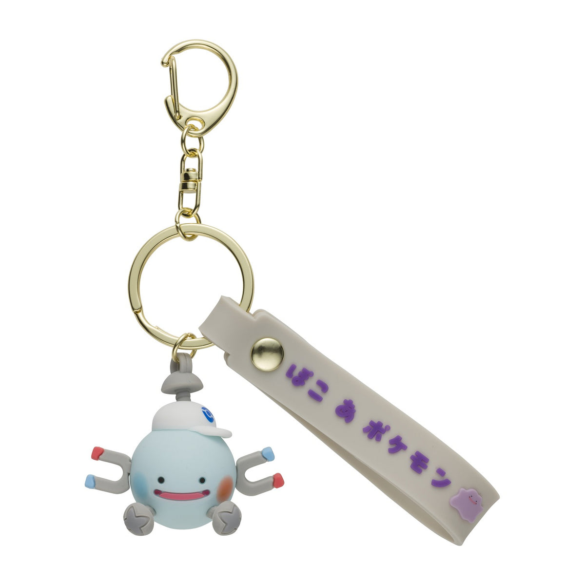 Ditto 3D Rubber Keychain Cap Magnemite Transformation Pokémon Pokopia | Pokemon Center Japan