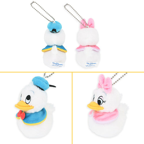 Donald and Daisy Plush Keychain Set Delightful Donald Duck | Tokyo Disney Resort