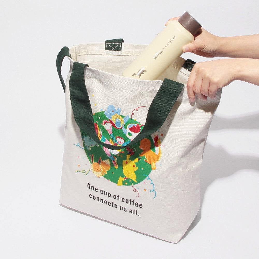 Coffee Connection Tote Bag Pokémon + Starbucks | Starbucks Japan