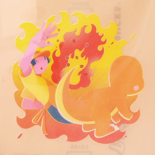 Charmander Cup-shaped PVC Pouch Pokémon + Starbucks | Starbucks Japan
