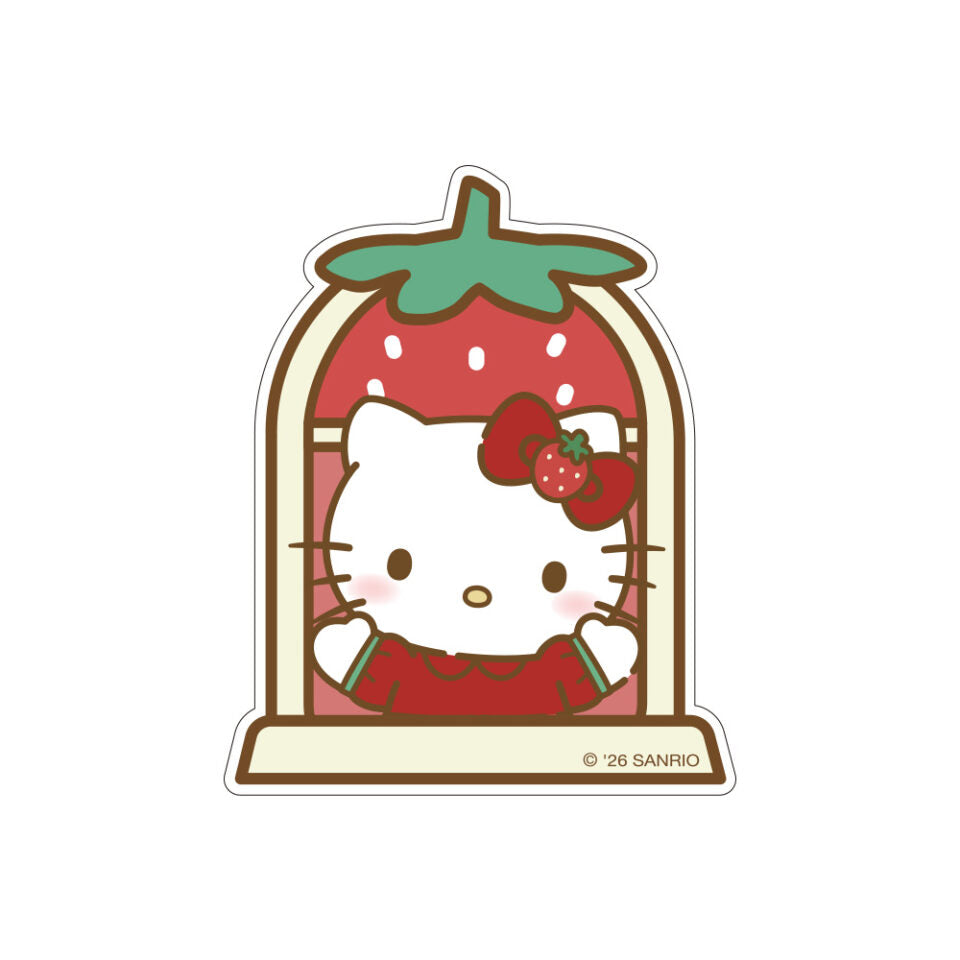 Sanrio Puroland - Strawberry collection - Hello Kitty Sticker