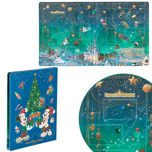 Souvenir Medal Book with Medal Disney Christmas 2026 Mickey & Friends | Tokyo Disneyland & Tokyo DisneySea