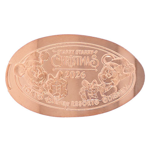Souvenir Medal Book with Medal Disney Christmas 2026 Mickey & Friends | Tokyo Disneyland & Tokyo DisneySea