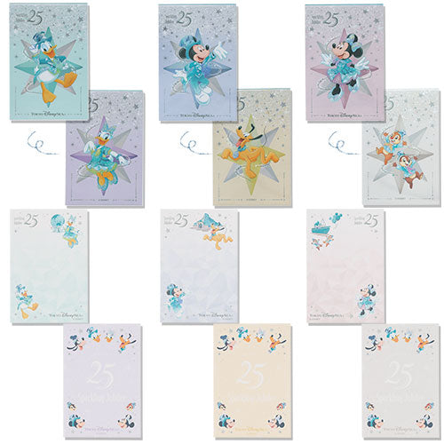TDR - DisneySea 25th“Sparkling Jubilee” - Memo set