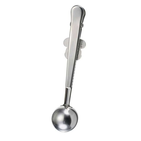 Disney Store Japan-Mickey's Coffee Life with Cafe-Coffee Major Spoon with Clip-LEALEA MART