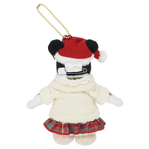 Minnie Mouse Plush Badge (plaid outfit) Disney Christmas 2026 Mickey & Friends | Tokyo Disneyland & Tokyo DisneySea