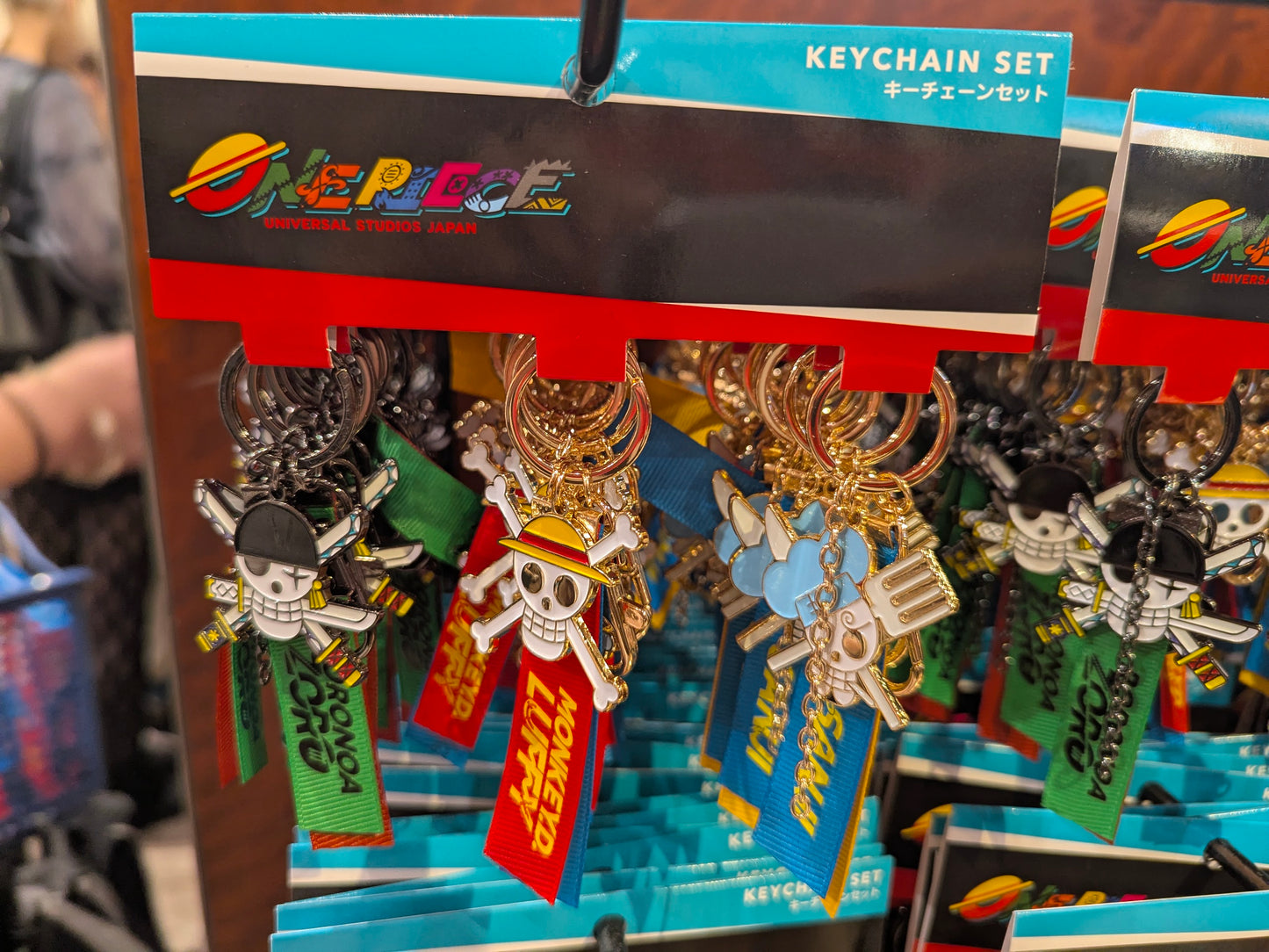 Luffy Zoro Sanji Keychains Set One Piece Premier Summer 2026 | Universal Studios Japan