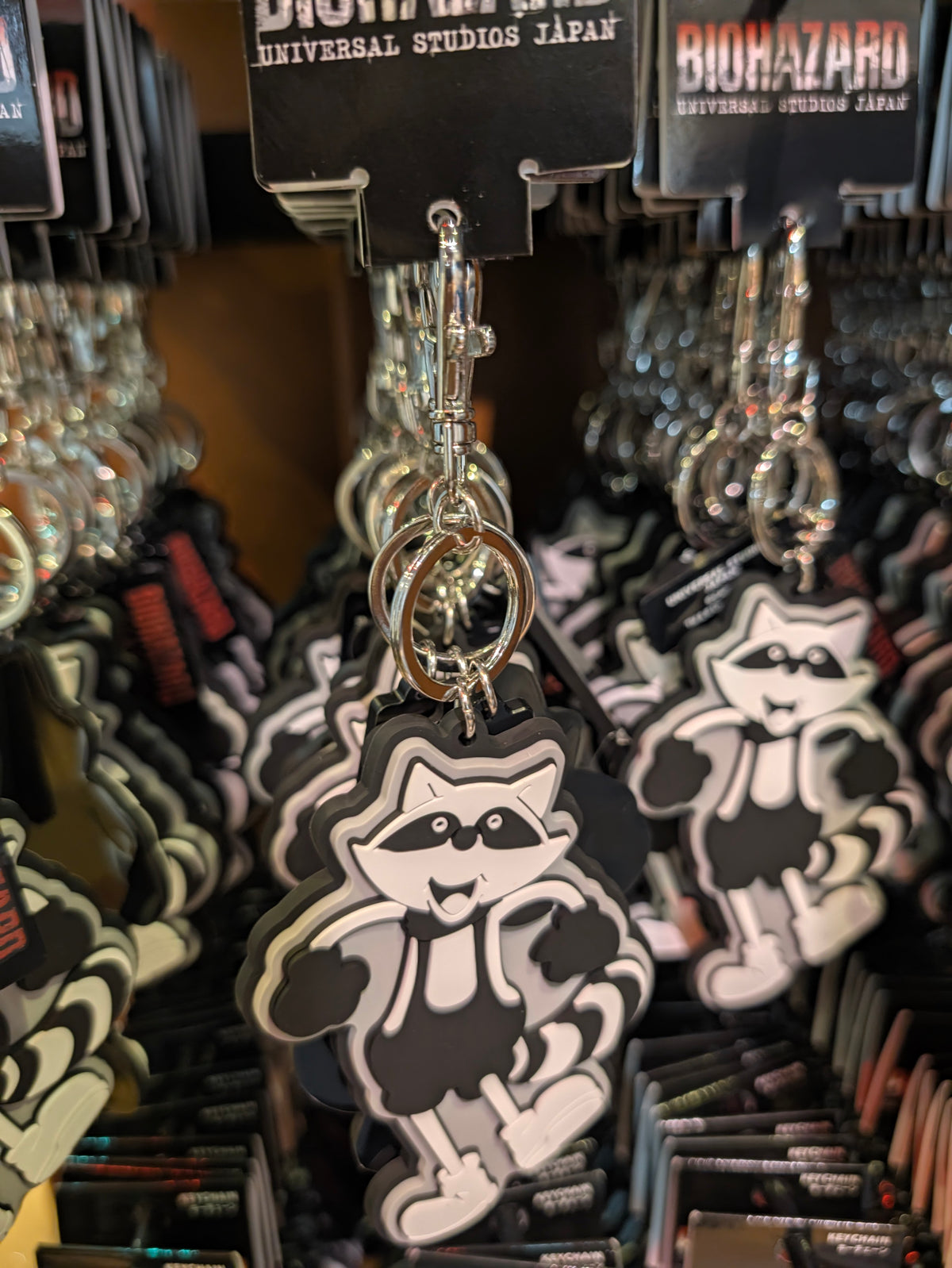 Mr. Raccoon Keychain BIOHAZARD requiem: The Dive | Universal Studios Japan