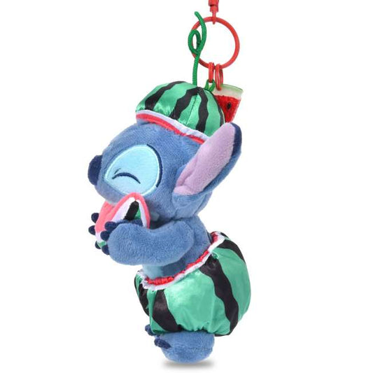 Stitch Plush Keychain We Love Watermelon | Disney Store Japan