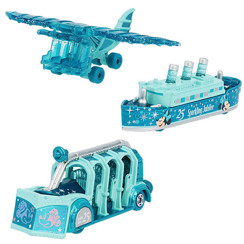 ディズニー 25 Sparkling Jubilee ミニカーセット TDR - DisneySea 25th“Sparkling Jubilee” - TOMICA car set – LEALEA MART