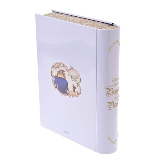 Beauty and the Beast Cookie & Waffle Cookie Set in Tin Embossed Disney Animation Beauty and the Beast 35th Anniversary | Disney Store Japan