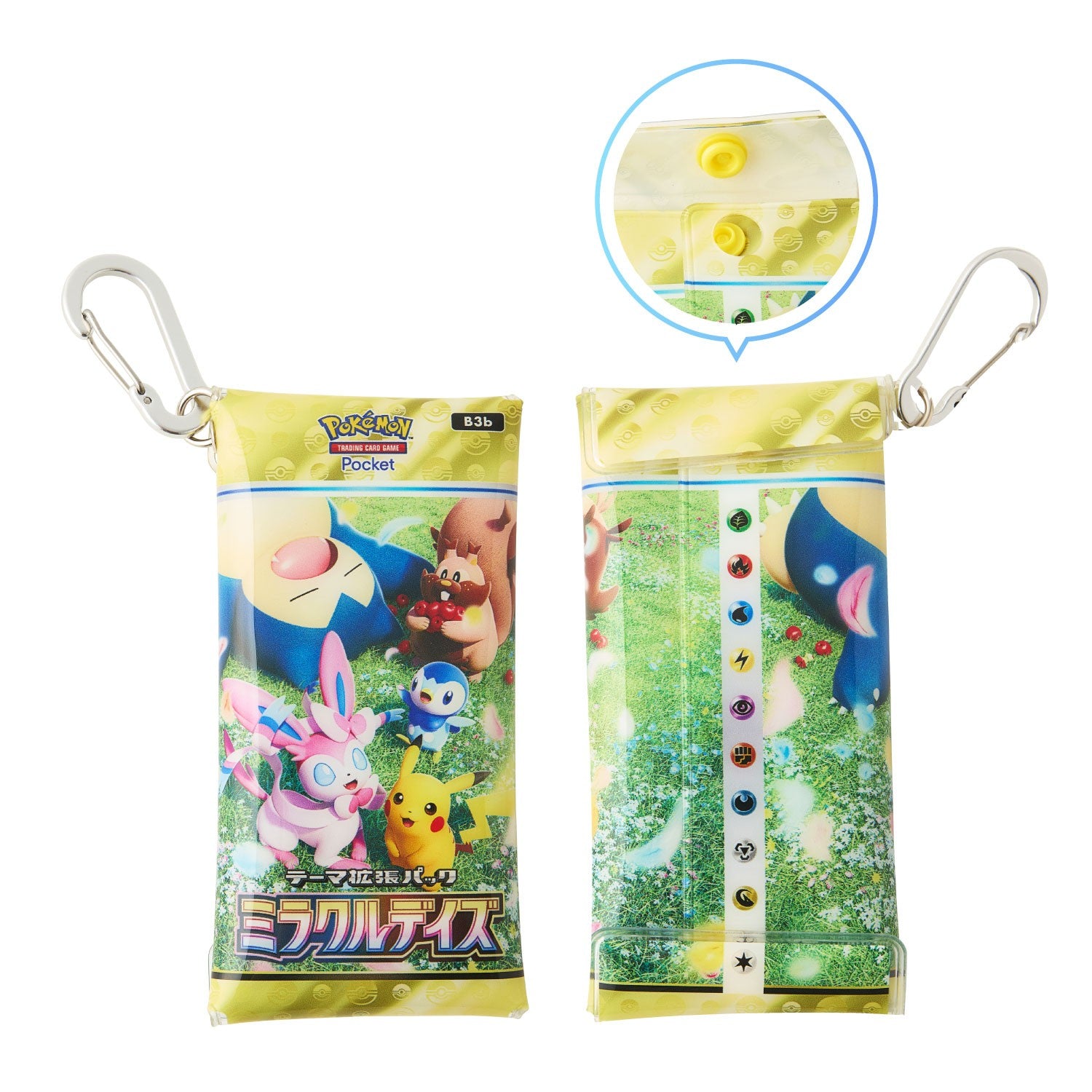 Pokémon TCG Pocket Miracle Days Carabiner Pouch | LEALEA MART