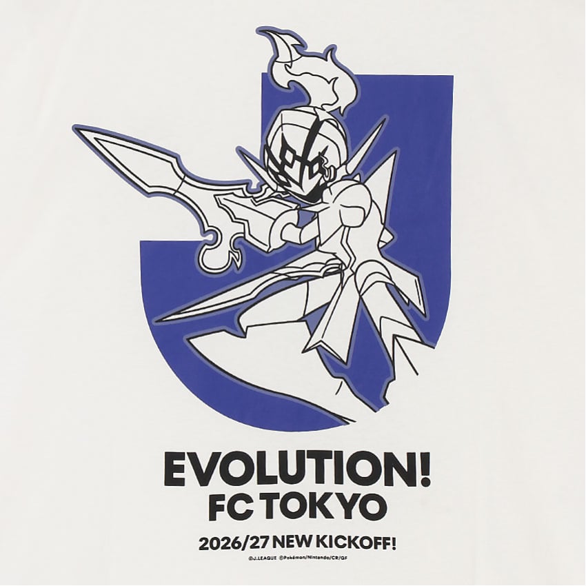 Ceruledge T-Shirt White FC Tokyo x Pokemon J.League | J.League Online Store
