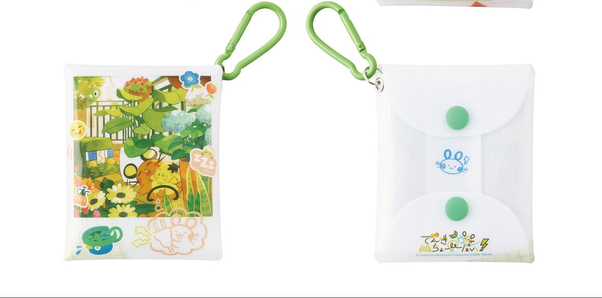 Clear Case with Carabiner Sleeping Give Me Electricity! | Pokémon Center Japan