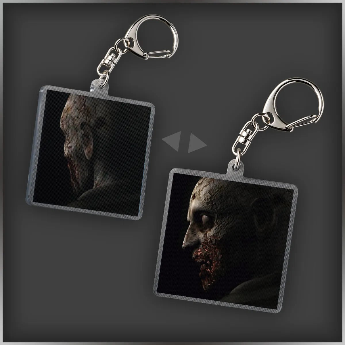 First Zombie Acrylic Lenticular Keychain | The World of Resident Evil 30th Anniversary Exhibition