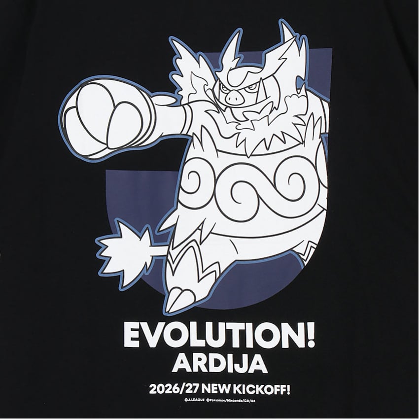 Emboar T-Shirt Black RB Omiya Ardija x Pokemon J.League | J.League Online Store