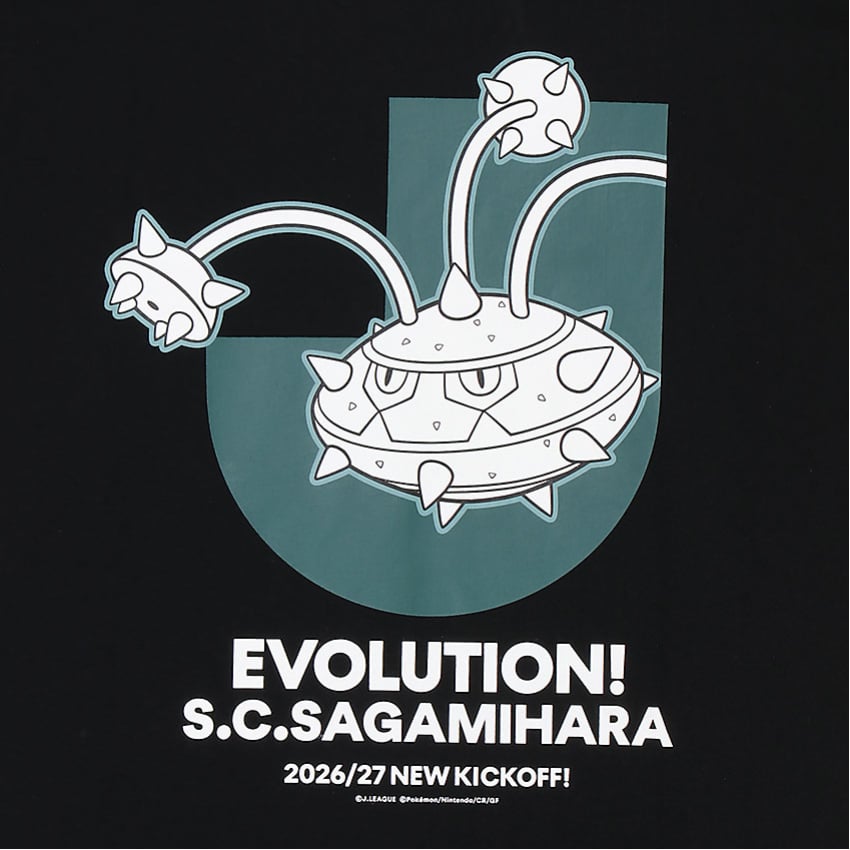 Ferrothorn T-Shirt Black SC Sagamihara x Pokemon J.League | J.League Online Store