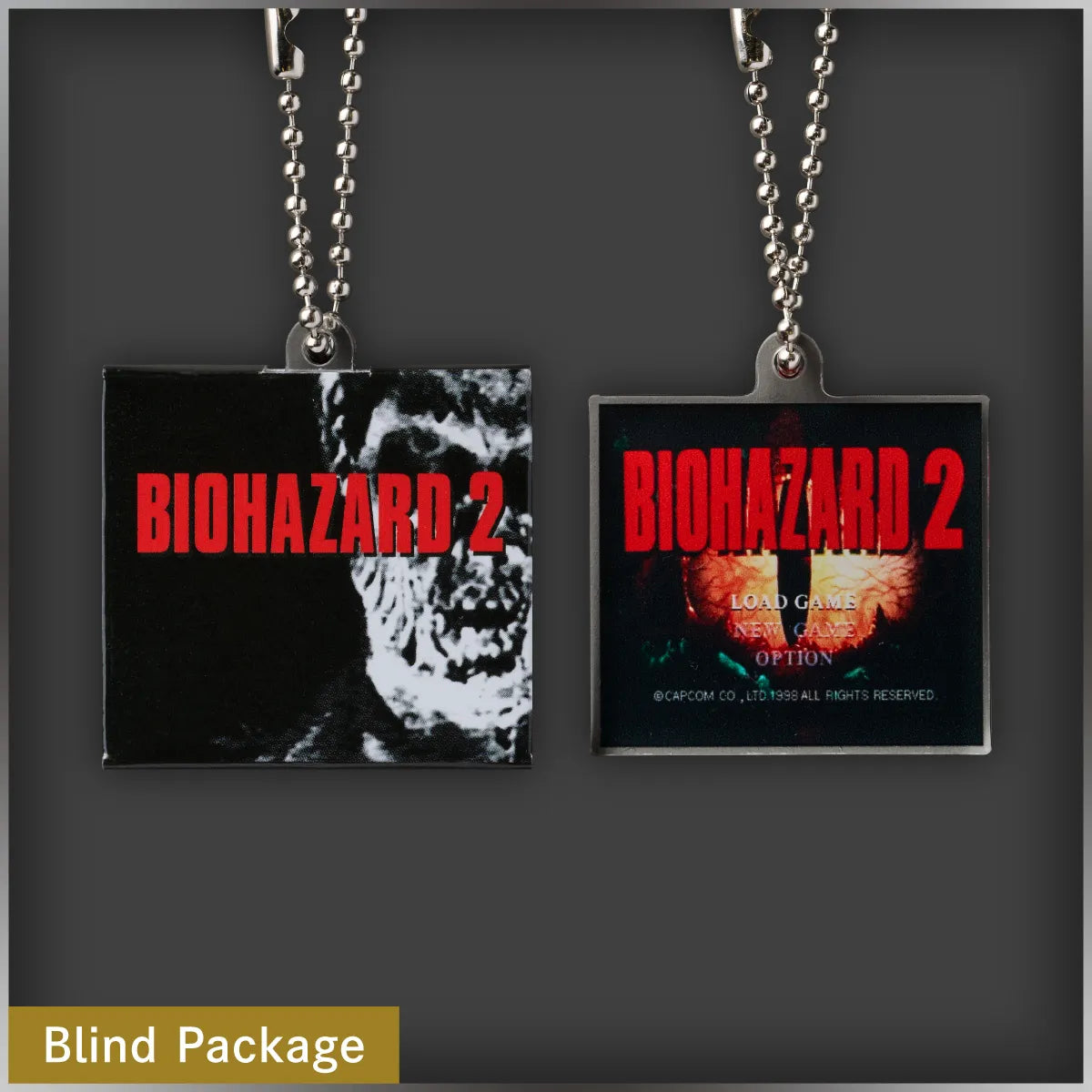 Box Art Keychain Blind Package | The World of Resident Evil 30th Anniversary Exhibition