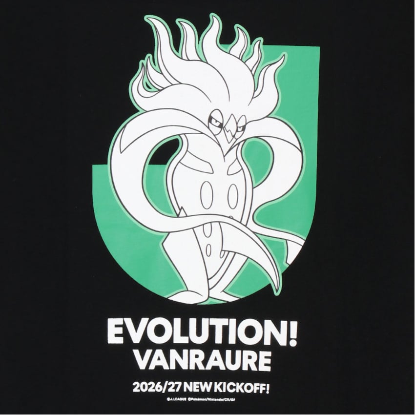 Malamar T-Shirt Black Kids Vanraure Hachinohe x Pokemon J.League | J.League Online Store