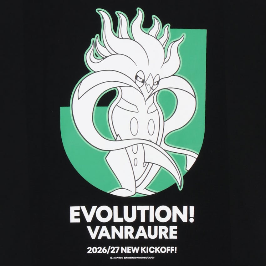Malamar T-Shirt Black Vanraure Hachinohe x Pokemon J.League | J.League Online Store