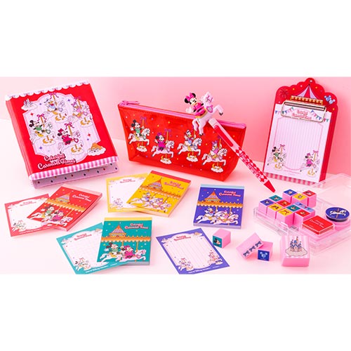 Mickey Mouse and Friends Stamp Set Colorful Carousel Times | Tokyo Disney Resort