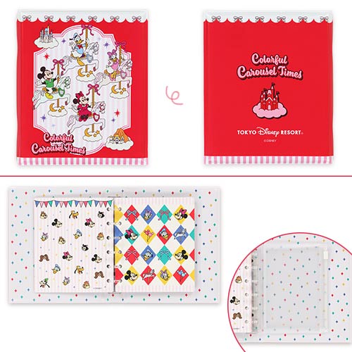 Mickey Mouse and Friends Sticker Book Colorful Carousel Times | Tokyo Disney Resort