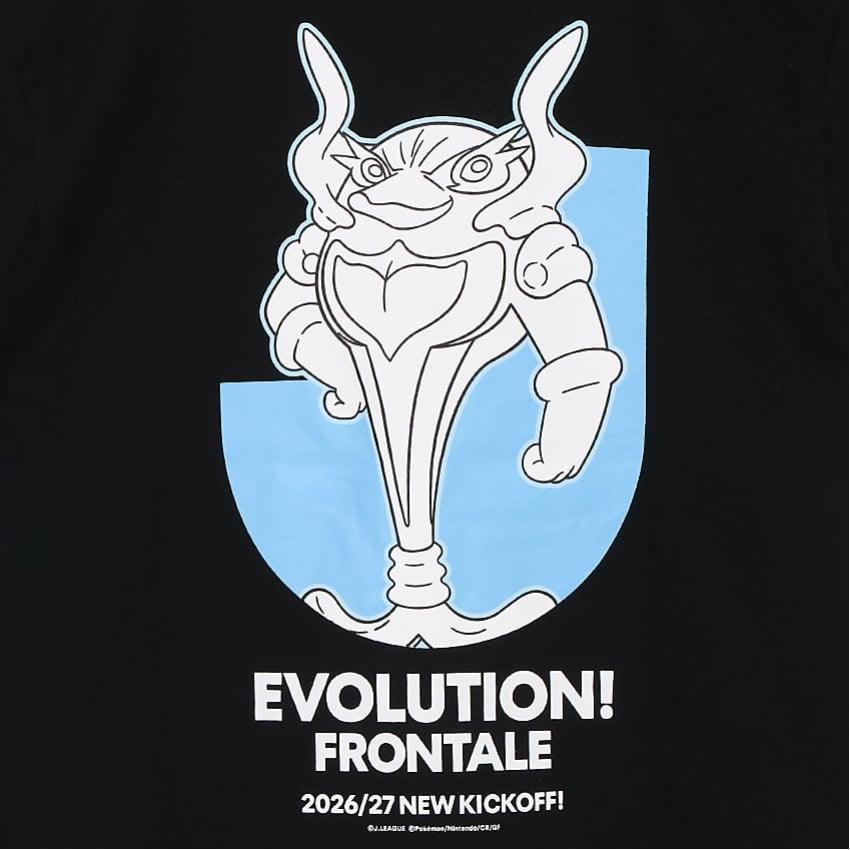 Palafin T-Shirt Black Kawasaki Frontale x Pokemon J.League | J.League Online Store