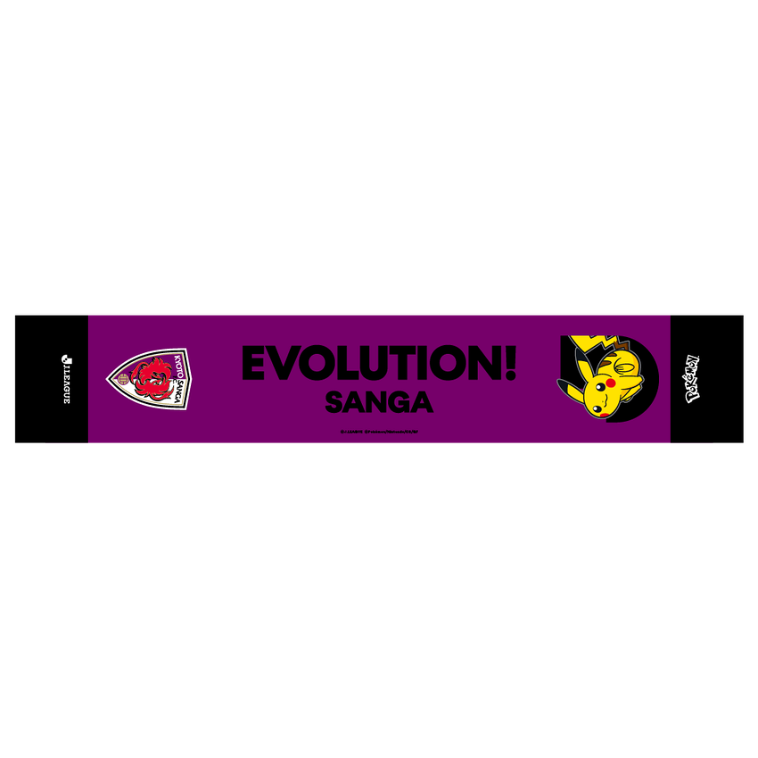 Pikachu Towel Scarf Kyoto Sanga F.C. x Pokemon J.League | J.League Online Store