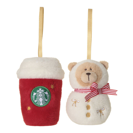 Plush Ornament Set Gift Box Holiday 2026 | Starbucks Japan