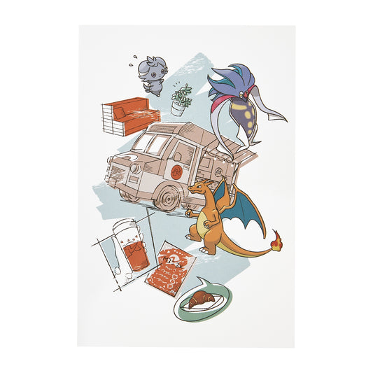 Postcard Set Lumiose Elegant Day LEGENDS Z-A | Pokemon Center Japan