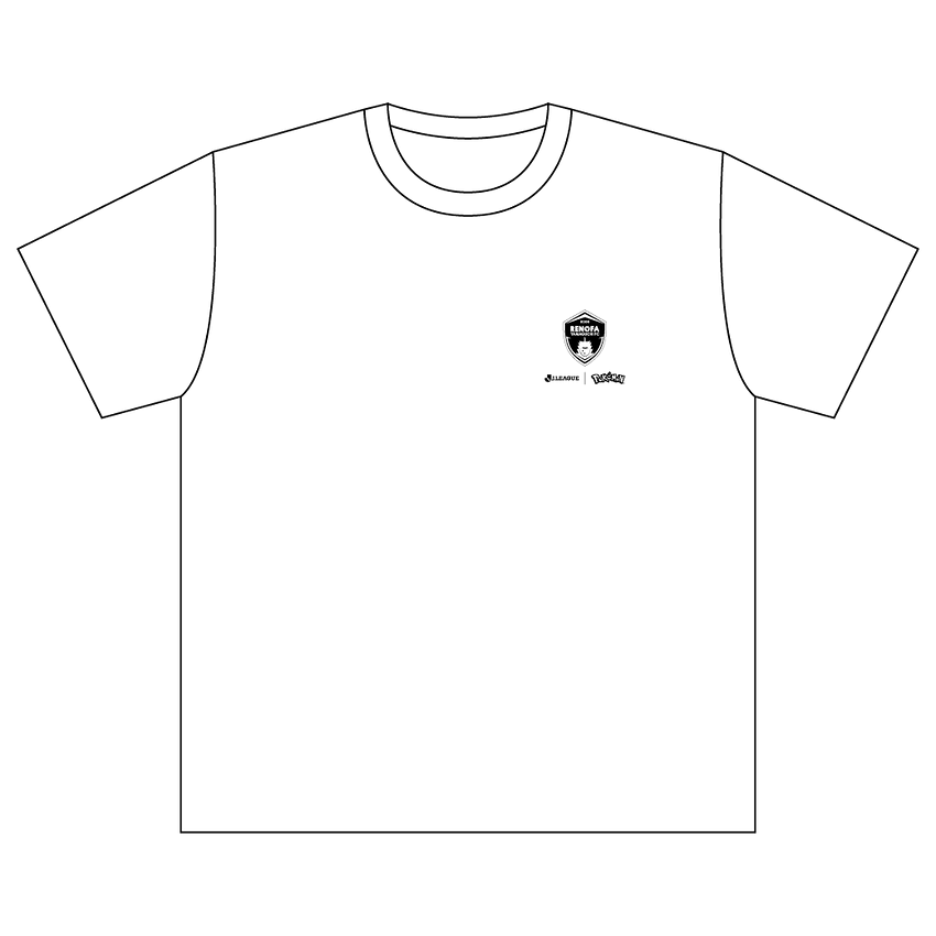 Pyroar T-Shirt White Renofa Yamaguchi FC x Pokemon J.League | J.League Online Store