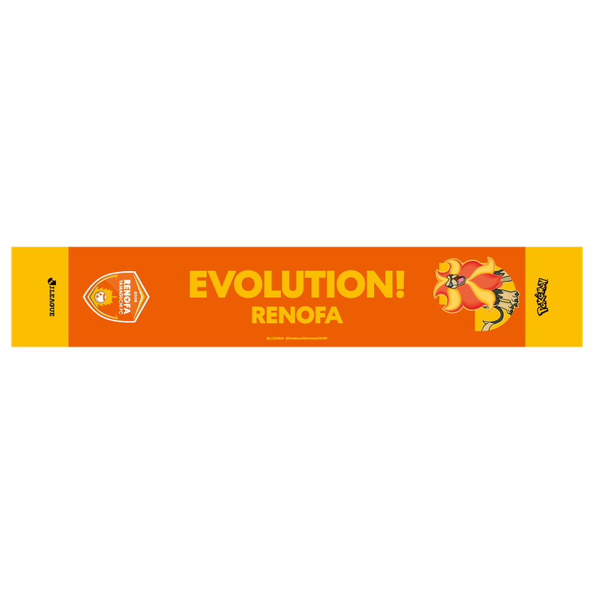Pyroar Towel Scarf Renofa Yamaguchi FC x Pokemon J.League | J.League Online Store