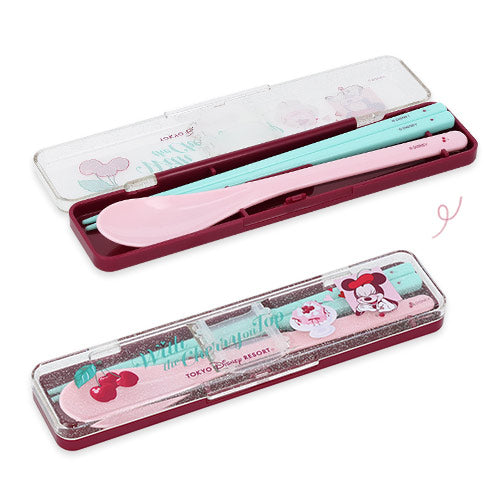 Tokyo Disney Resort Valentine 2026 Minnie Mouse Utensils - Sweet and Loving with the Cherry on top Collection