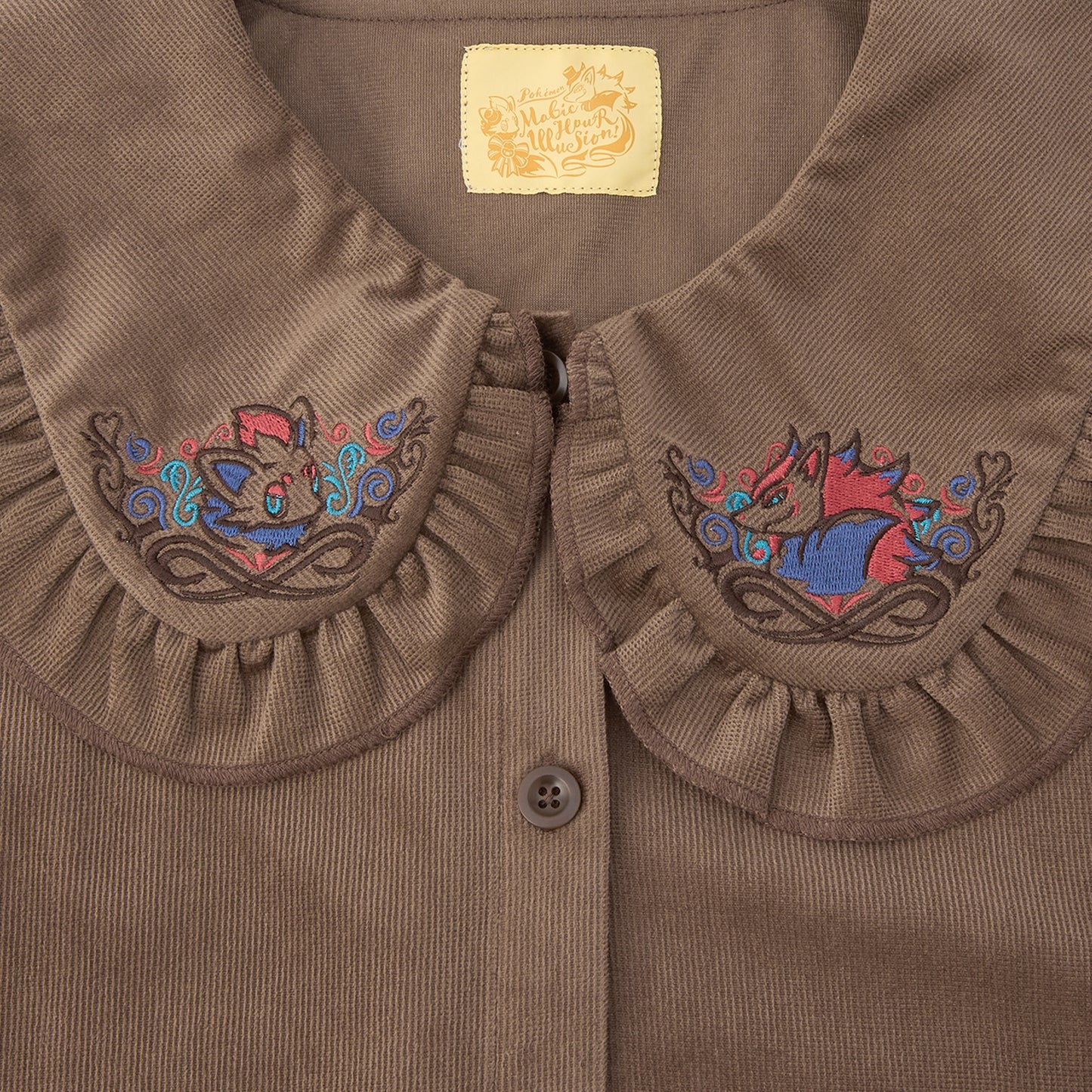 Zorua Zoroark Corduroy Collared Blouse Pokémon Magic Hour Illusion! | Pokémon Center Japan
