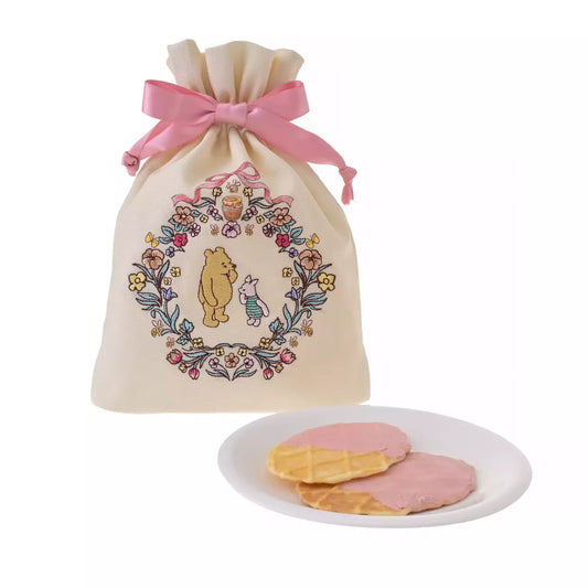 Pooh and Piglet Waffle Cookies with String Bag 100 Years of Winnie the Pooh | Disney Store Japan