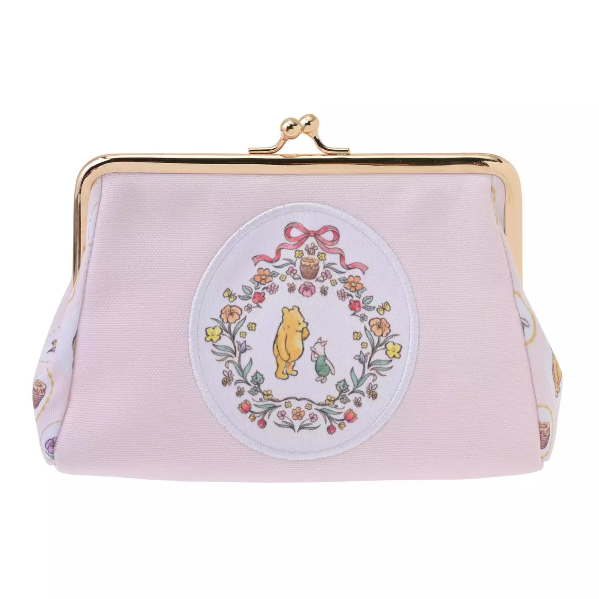 Pooh and Piglet Kiss-Lock Pouch 100 Years of Winnie the Pooh | Disney Store Japan