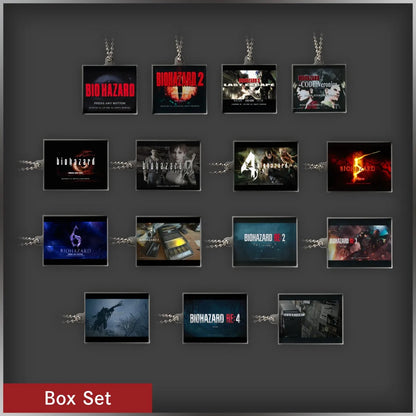 Box Art Keychain Box Set | The World of Resident Evil 30th Anniversary Exhibition