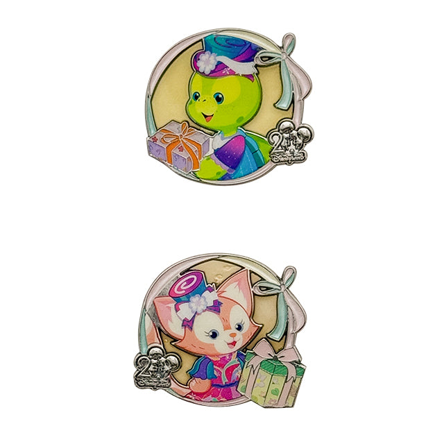 HKDL - 20th Anniversary Duffy and Friends Mystery Pin Set