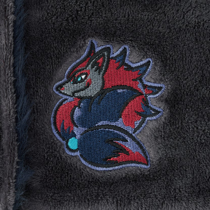 Zorua Zoroark Reversible Hooded Neck Warmer Pokémon Magic Hour Illusion! | Pokémon Center Japan