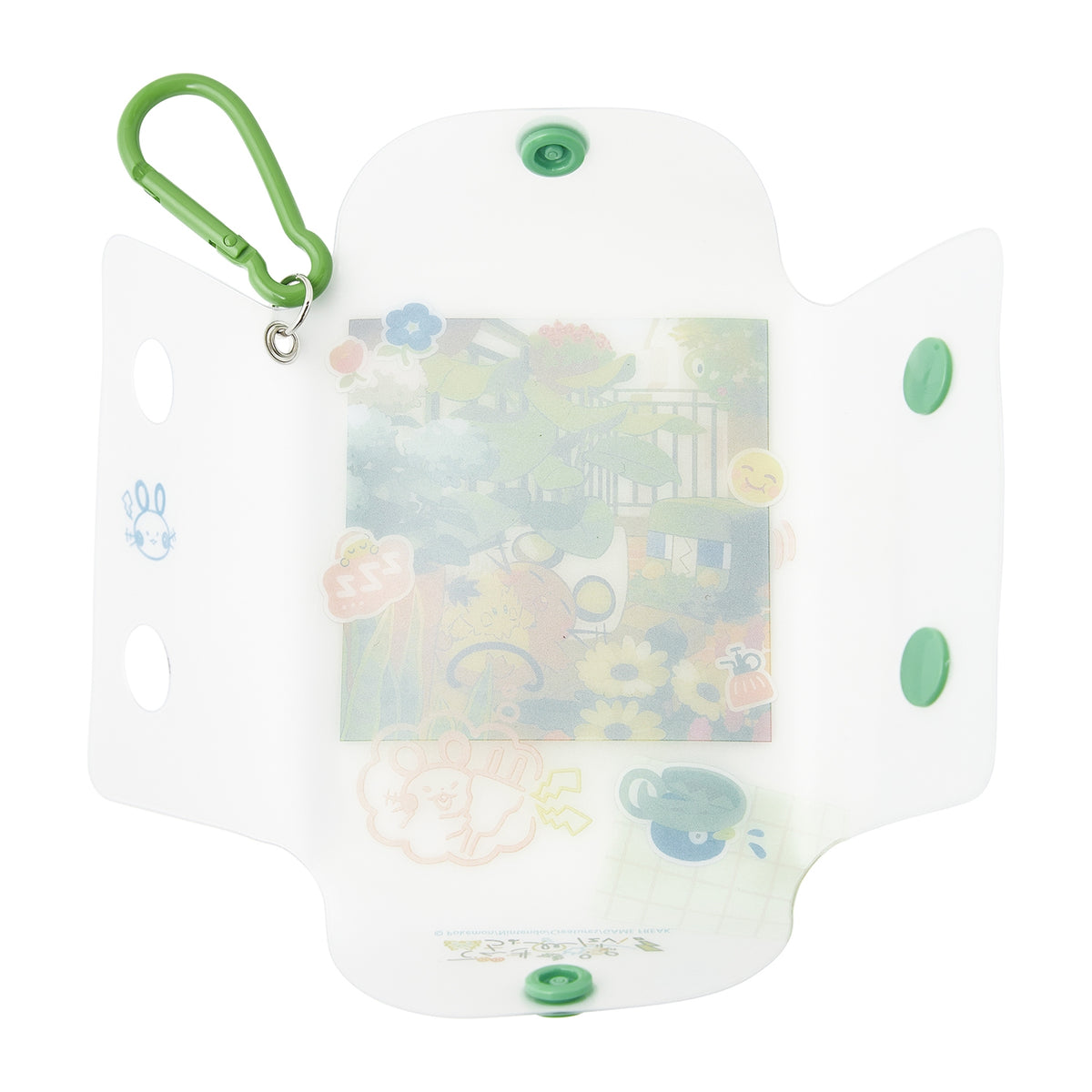 Clear Case with Carabiner Sleeping Give Me Electricity! | Pokémon Center Japan