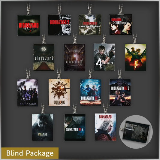 Box Art Keychain Blind Package | The World of Resident Evil 30th Anniversary Exhibition