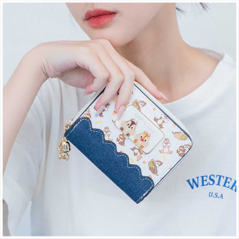 Disney Character - Chip n Dale Demin Collection - Short wallet