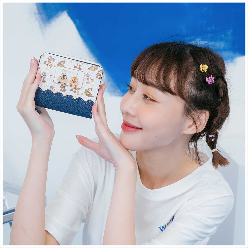 Disney Character - Chip n Dale Demin Collection - Short wallet